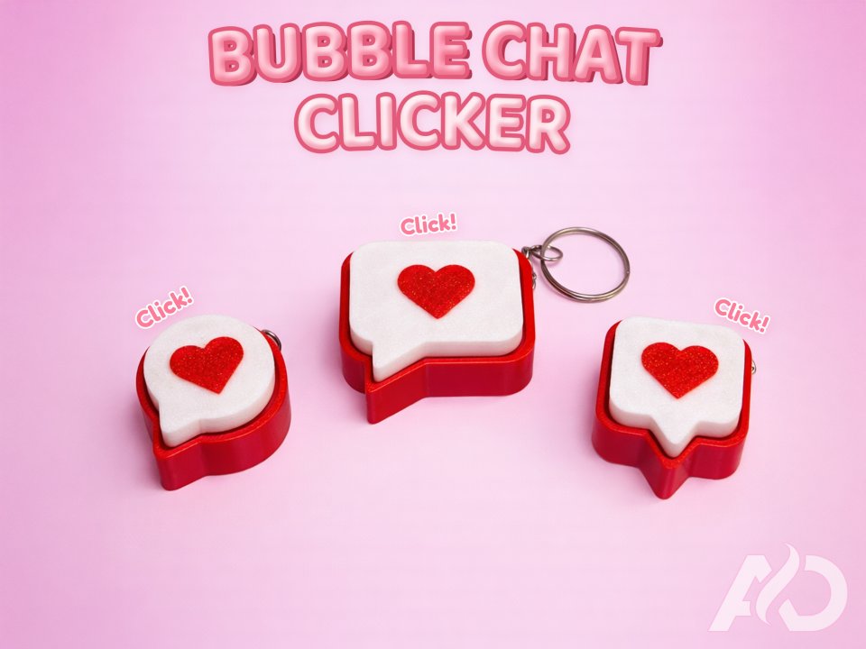 Buble Chat Clicker Anahtarlık