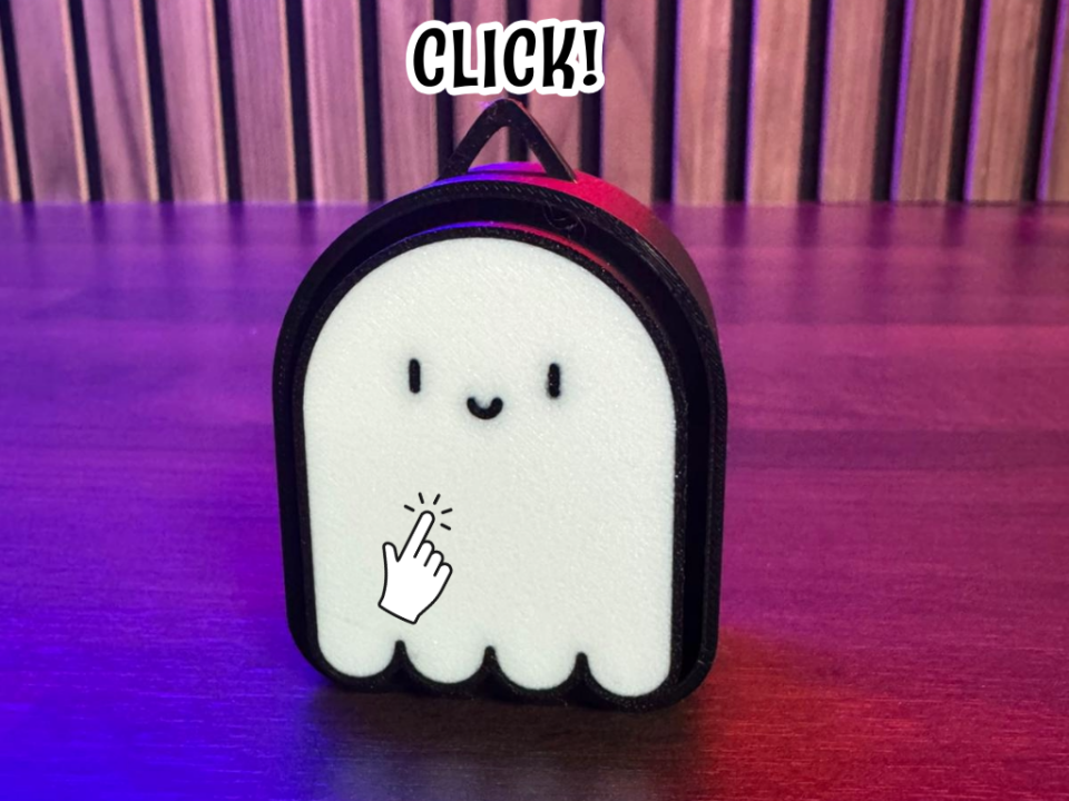 Küçük Hayalet Clicker Anahtarlık