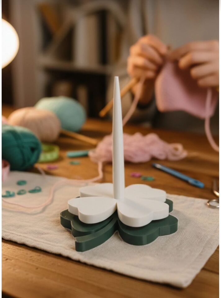 Dört Yapraklı Yonca İp Tutucu (Örgü severlere)