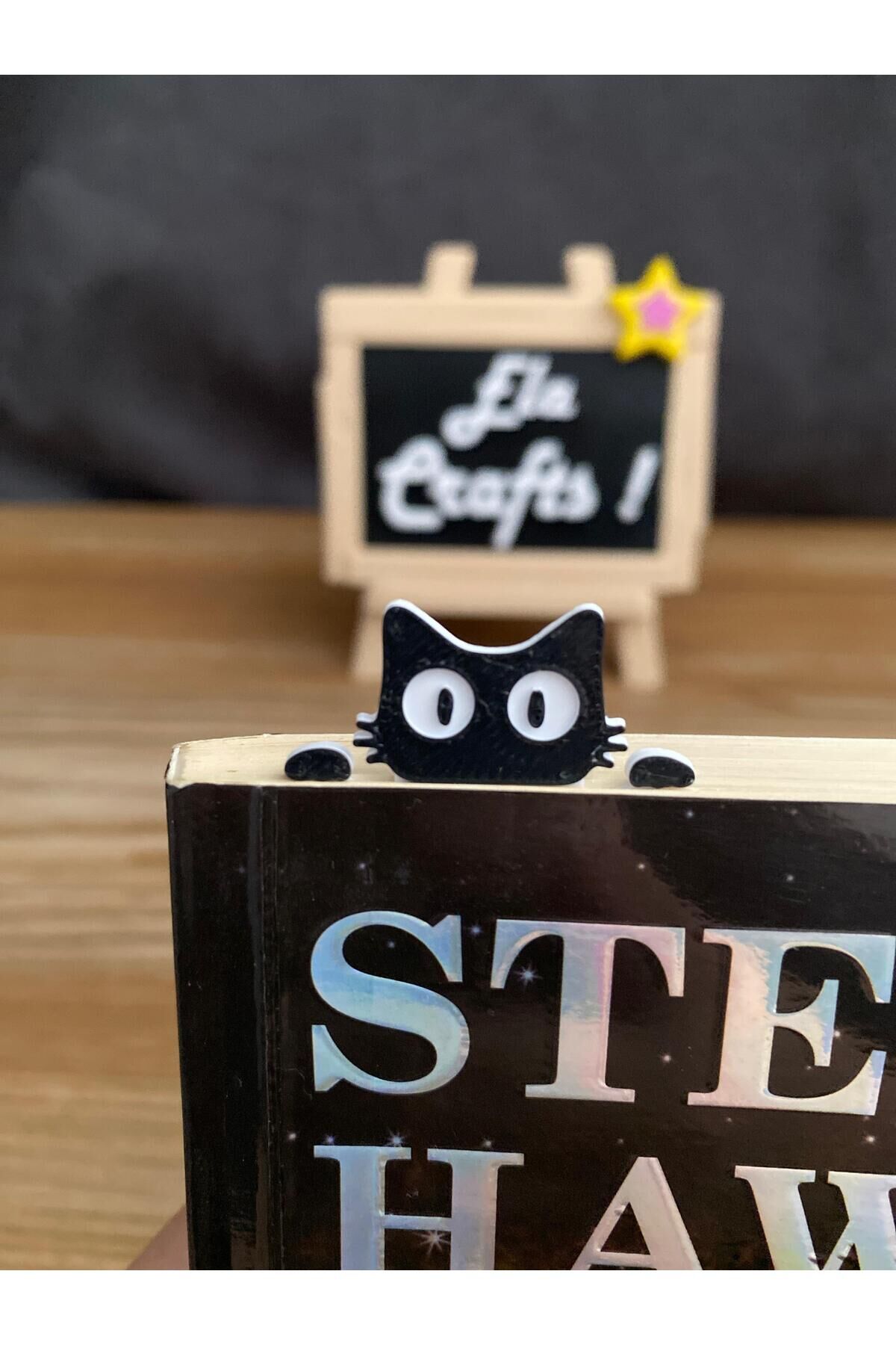 3D Kedili Kitap Ayracı – Dekoratif ve Dayanıklı Kitap Ayracı, Özel Tasarım