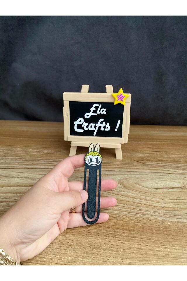 3D Labubulu Kitap Ayracı – Dekoratif ve Dayanıklı Okuma Ayracı, Özel Tasarım