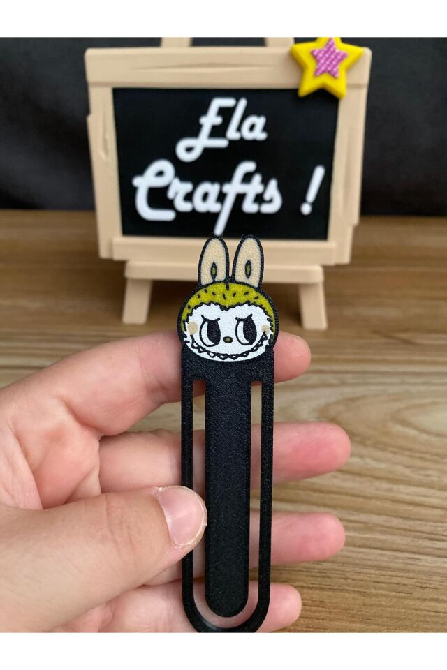 3D Labubulu Kitap Ayracı – Dekoratif ve Dayanıklı Okuma Ayracı, Özel Tasarım