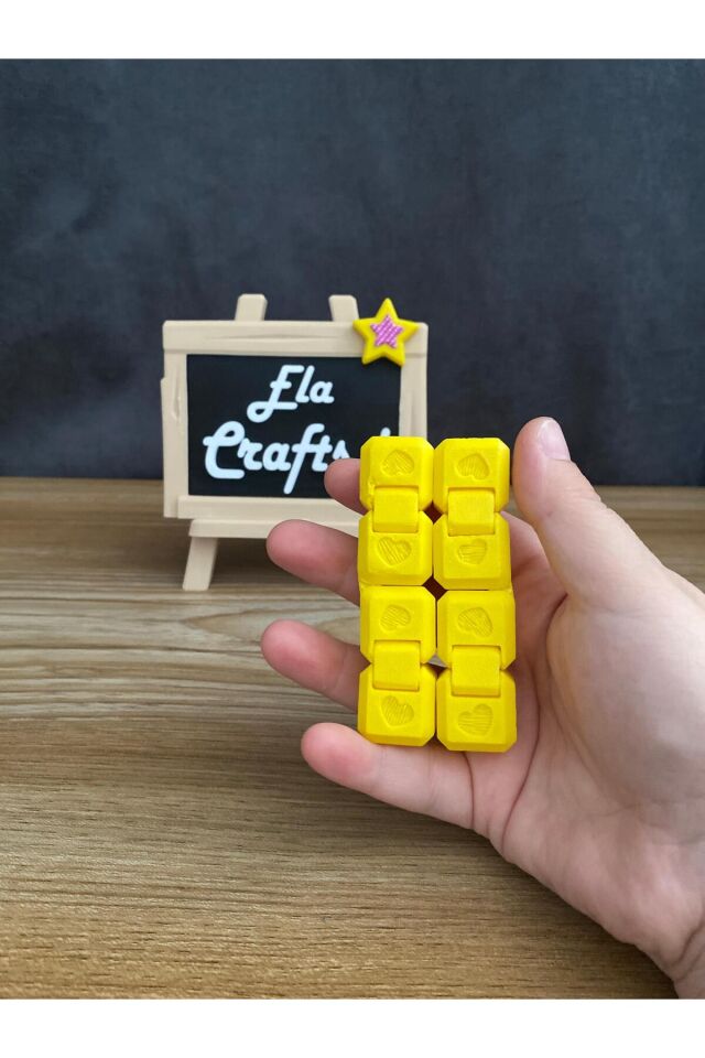 3D Stres Küpü – Elden Düşmeyen Stres Giderici Oyuncak, Odaklanma ve Rahatlama Küpü