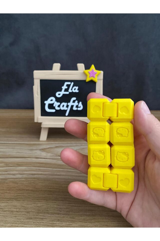 3D Stres Küpü – Elden Düşmeyen Stres Giderici Oyuncak, Odaklanma ve Rahatlama Küpü