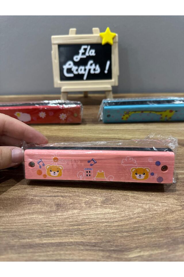 Tahta Mızıka | Ahşap Gövdeli Nostaljik Müzik Aleti | Çocuklar ve Başlangıç Seviyesi İçin