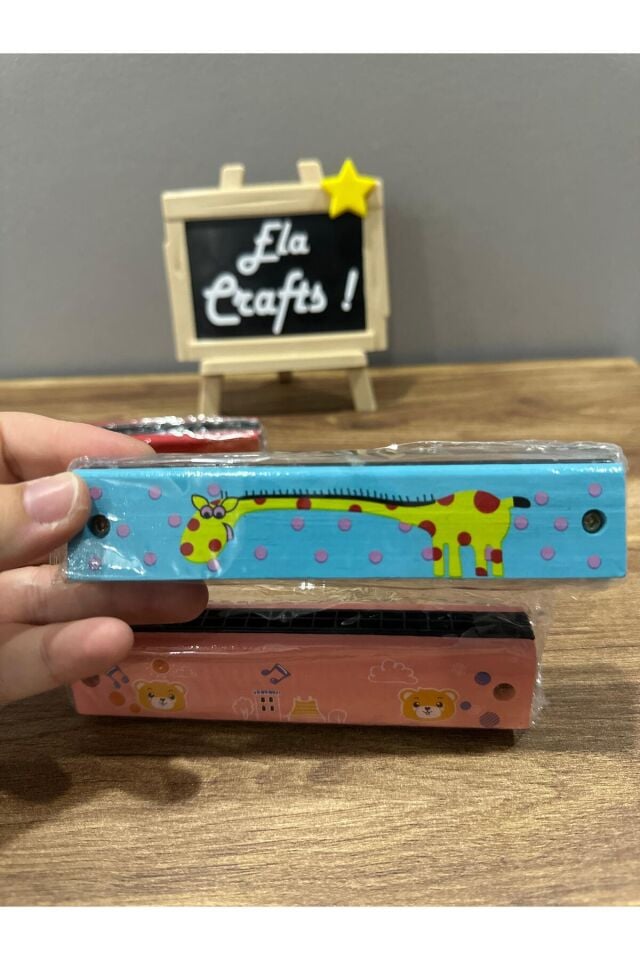 Tahta Mızıka | Ahşap Gövdeli Nostaljik Müzik Aleti | Çocuklar ve Başlangıç Seviyesi İçin