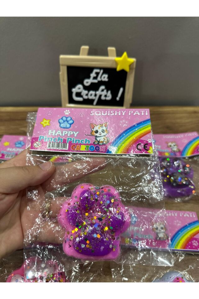 Pati Şeklinde Squishy Stres Oyuncağı | Sevimli Tasarım