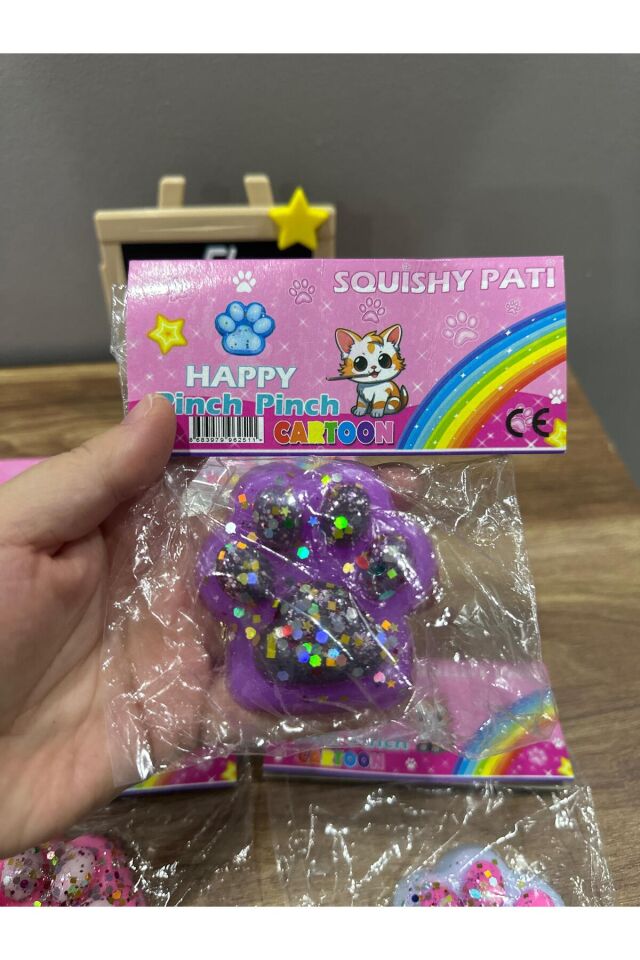 Pati Şeklinde Squishy Stres Oyuncağı | Sevimli Tasarım