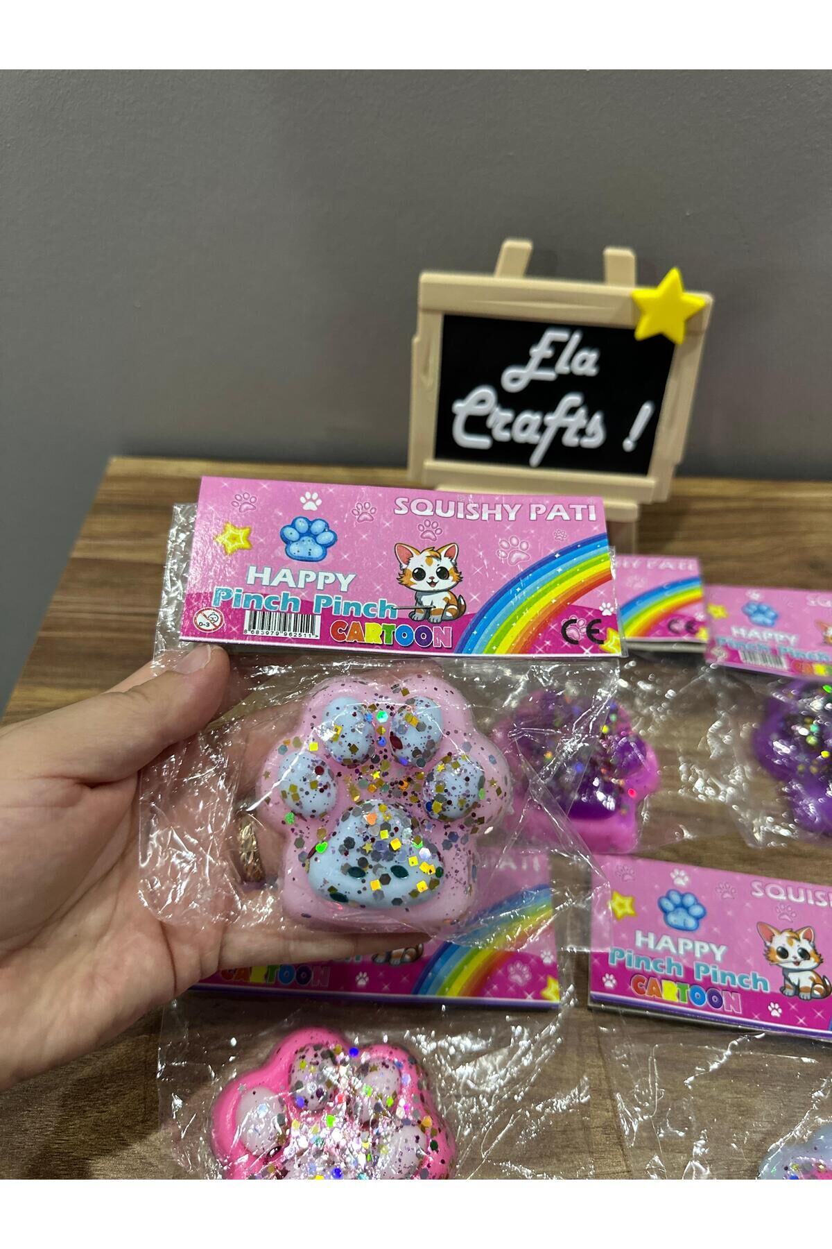 Pati Şeklinde Squishy Stres Oyuncağı | Sevimli Tasarım