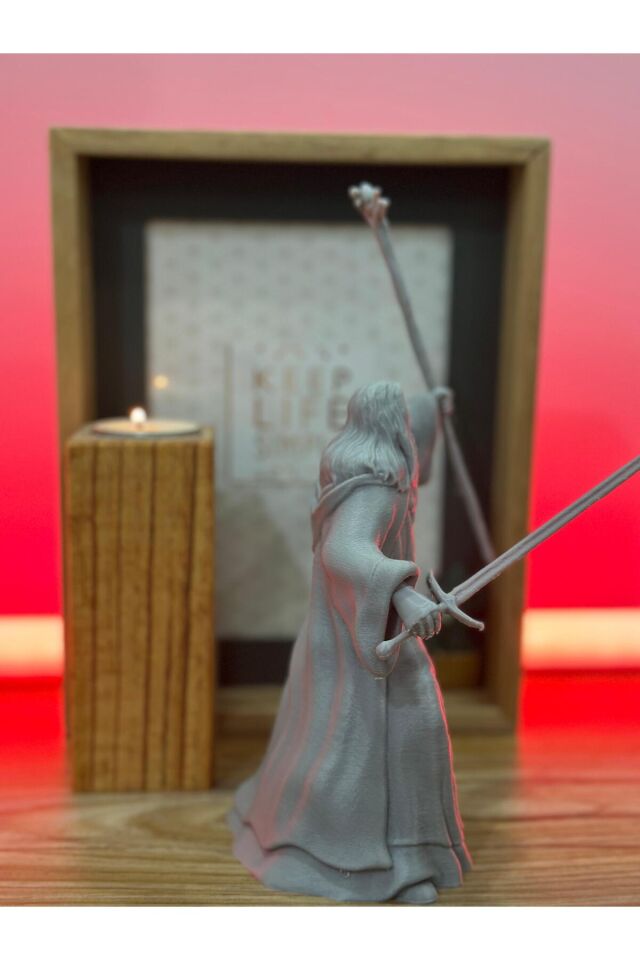 3D Baskı Gandalf Figürü - Koleksiyonluk Model