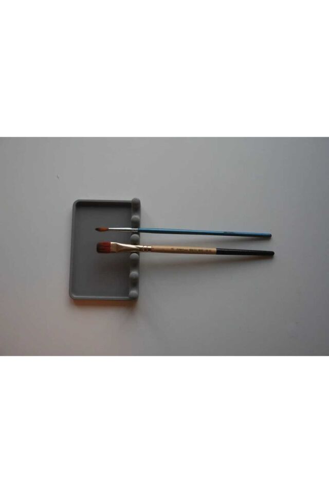 Damlama Tepsili Modern Resim / Suluboya Fırçası Standı