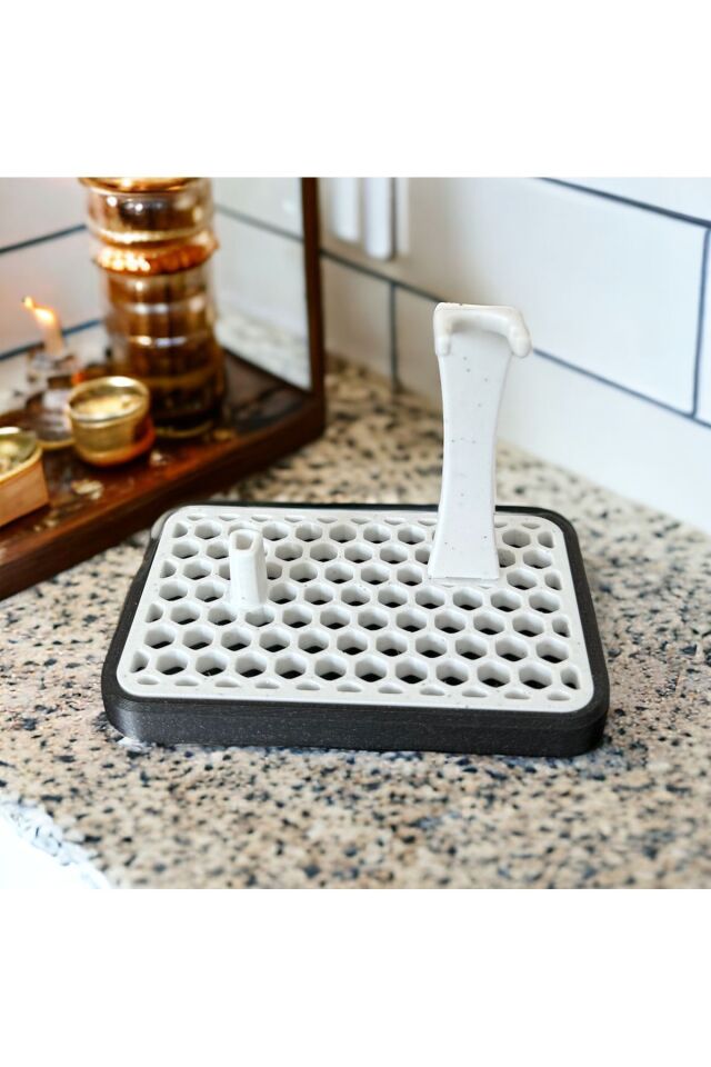 Şarjlı ve Pilli Diş Fırçası Tutucu - Banyo Düzenleyici - Diş Fırçası Makina Standı