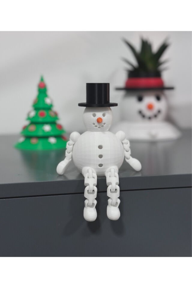 Noel Eklemli Kardan Adam