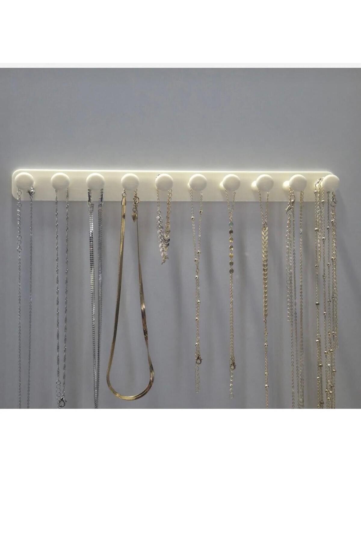 Takı Kanca Rayı Organizer Askılık 10 Bölmeli Askılık