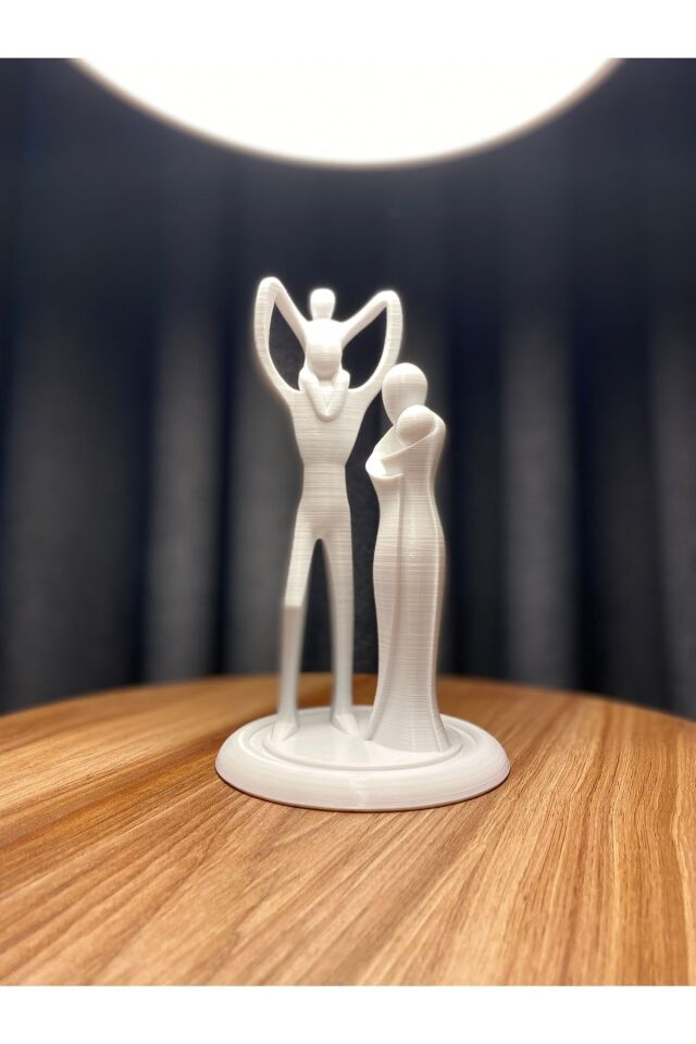 Anne Baba Çocuklar Biblosu Aile Temalı Hediyelik Dekoratif Obje