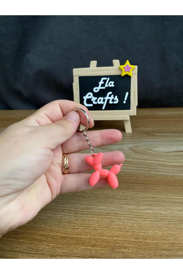 3D Balon Köpek Anahtarlık – Sevimli ve Dekoratif Anahtarlık, Özel Tasarım Hediyelik