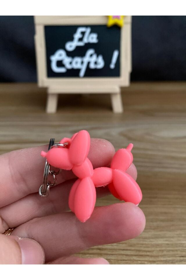 3D Balon Köpek Anahtarlık – Sevimli ve Dekoratif Anahtarlık, Özel Tasarım Hediyelik