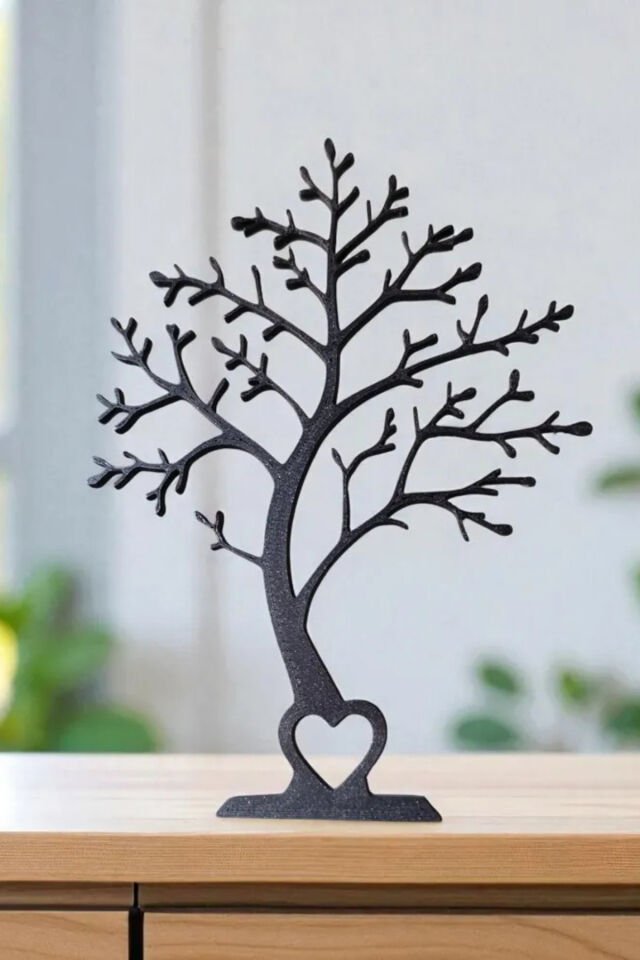 Dekoratif Agaç Masa Üstü Şık Tasarım Ev Dekoru