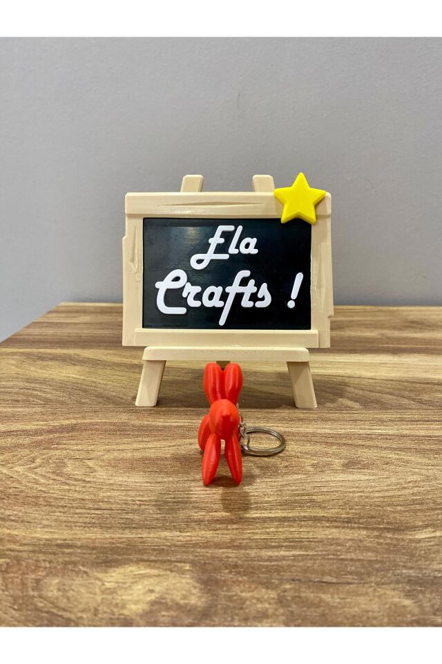 3D Balon Köpek Anahtarlık | Sevimli & Renkli El Yapımı Tasarım Anahtarlık