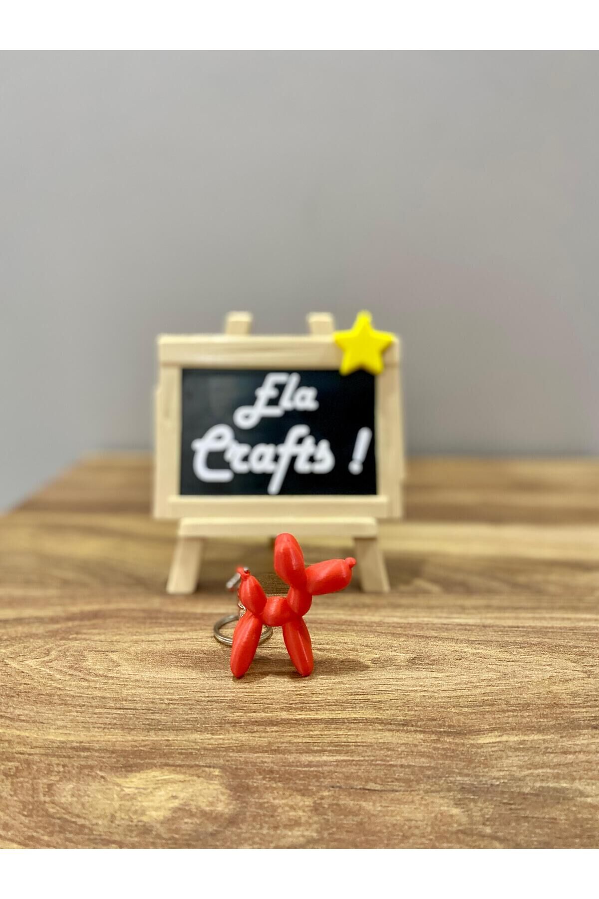 3D Balon Köpek Anahtarlık | Sevimli & Renkli El Yapımı Tasarım Anahtarlık