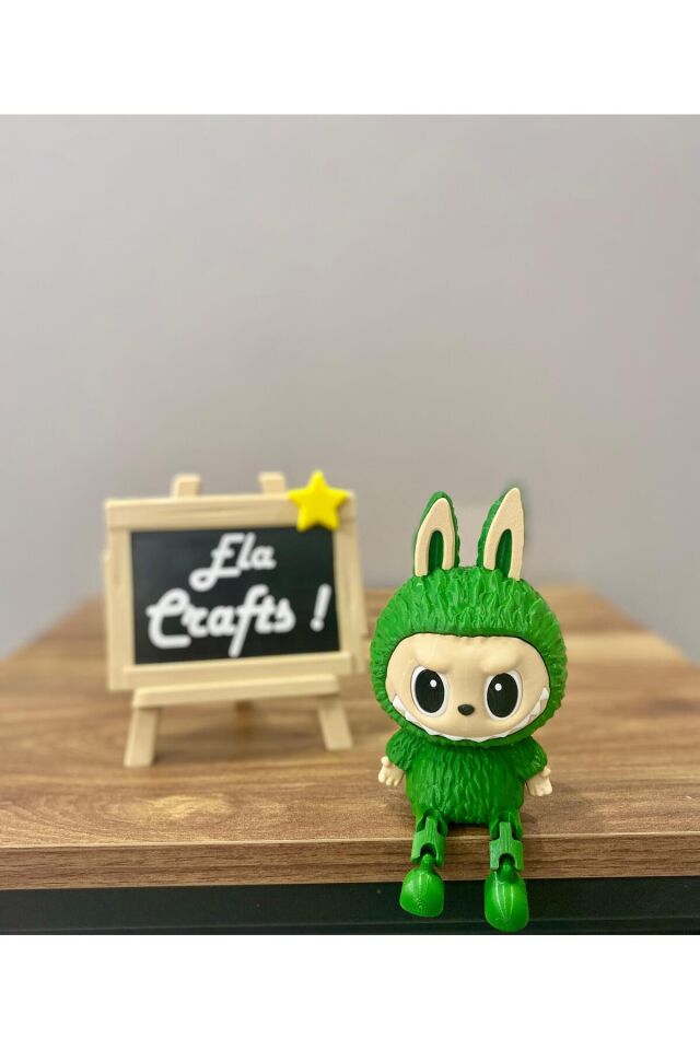 Hareketli Eklemli 3D LaBubu Figür – Koleksiyonluk Sevimli Oyuncak Dekoratif Biblo