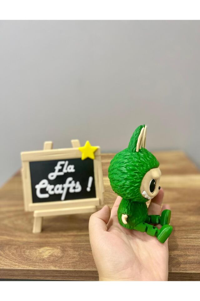 Hareketli Eklemli 3D LaBubu Figür – Koleksiyonluk Sevimli Oyuncak Dekoratif Biblo