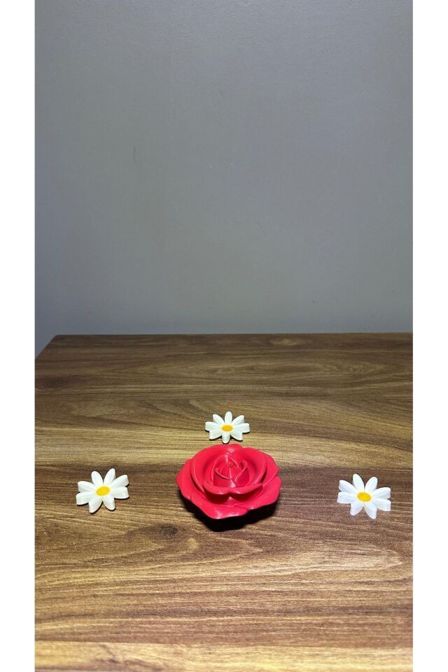 Gül Şeklinde Magnet | Dekoratif Çiçek Tasarım Buzdolabı Süsü