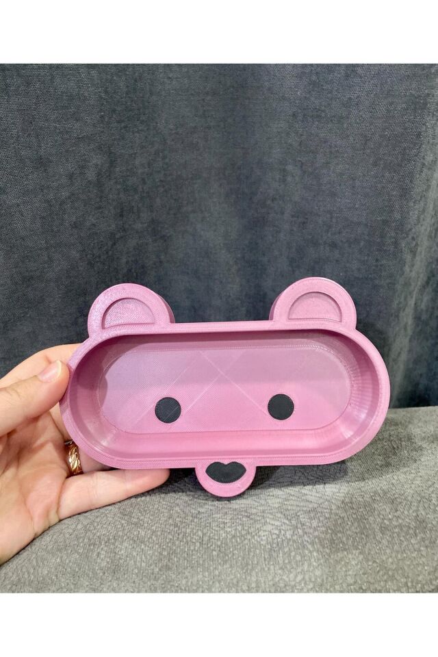 Ayıcık Figürlü 3D Gözlük Kabı | Masaüstü Dekoratif Gözlük Tutucu