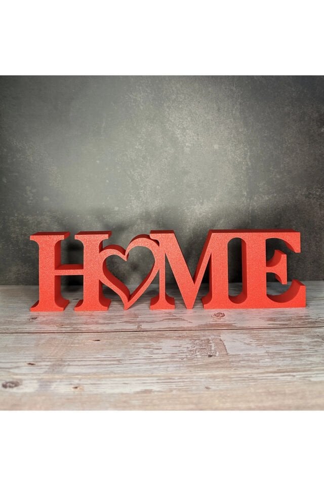 HOME Yazılı Dekoratif Biblo