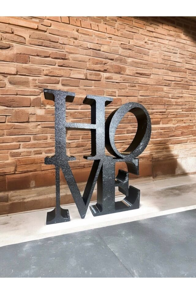 HOME Yazılı Dekoratif Biblo