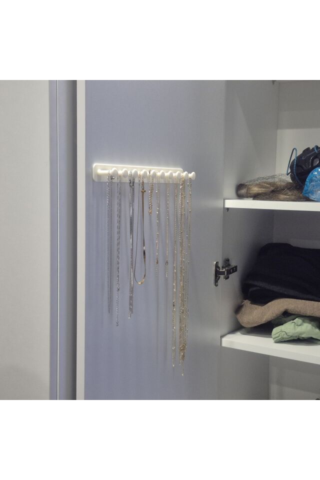 Takı Kanca Rayı Organizer Askılık 10 Bölmeli