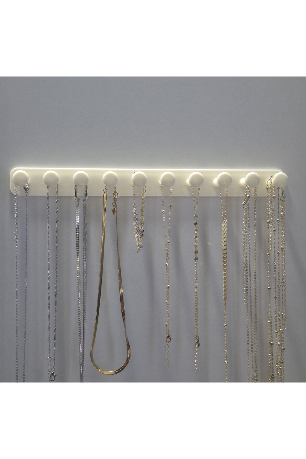 Takı Kanca Rayı Organizer Askılık 10 Bölmeli