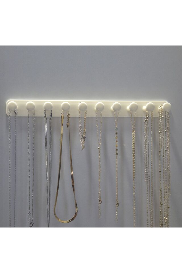 Takı Kanca Rayı Organizer Askılık 10 Bölmeli