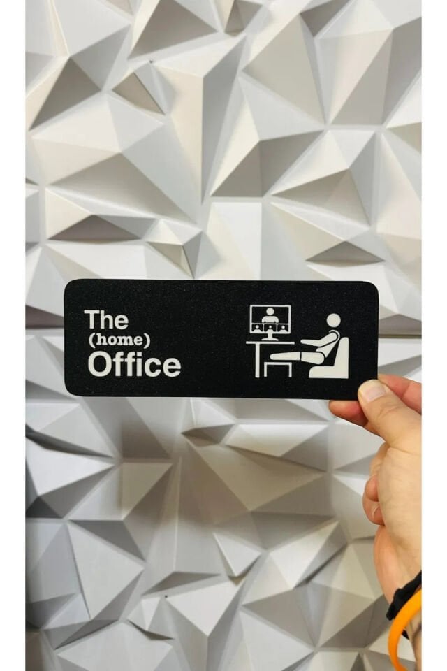 Home Office Kapı Tabelası