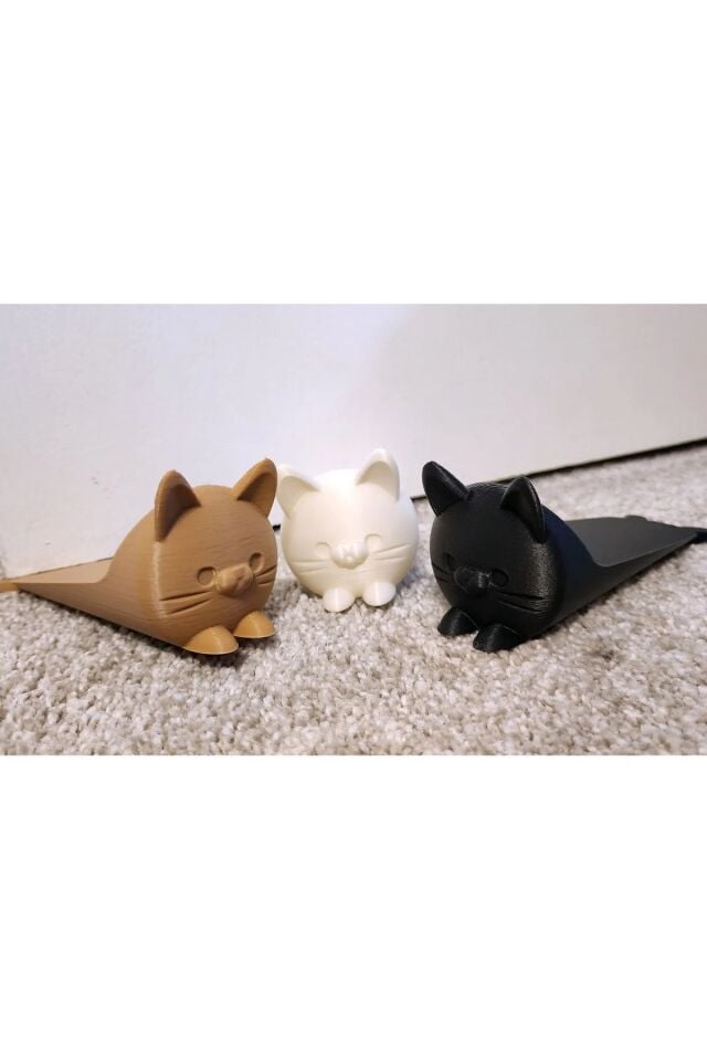1 Adet Kedi Şeklinde Kapı Stopper, Kapı Durdurucu