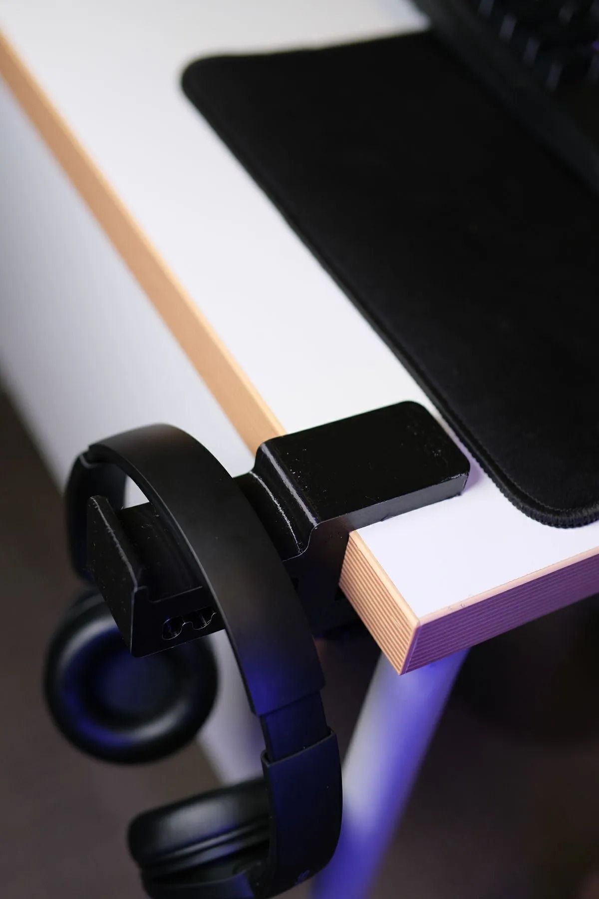 Siyah Asılabilir Kulaklık Standı