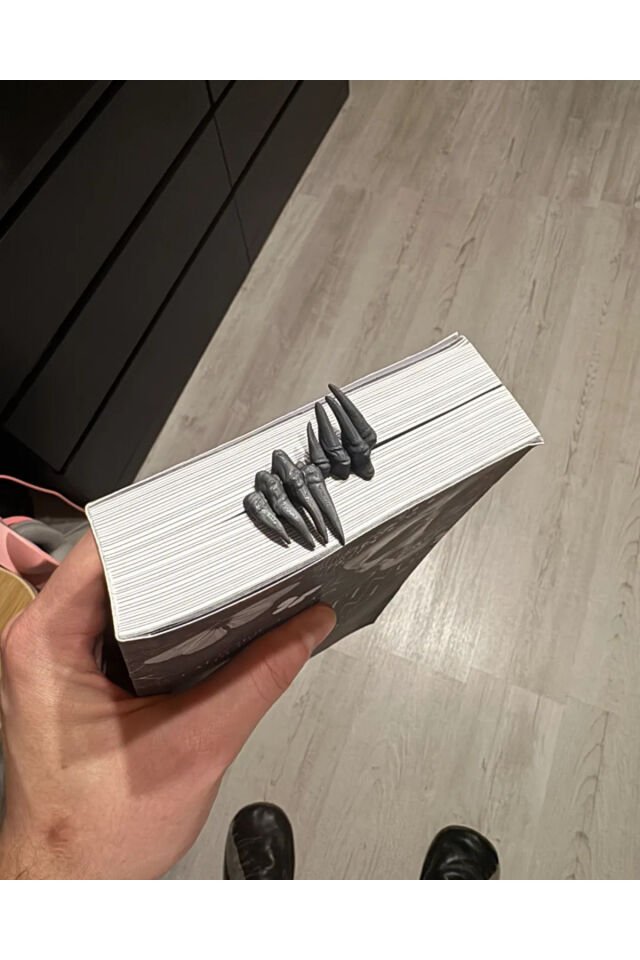 El Figürlü Kitap Ayracı - Korku Temalı Kitap Ayracı