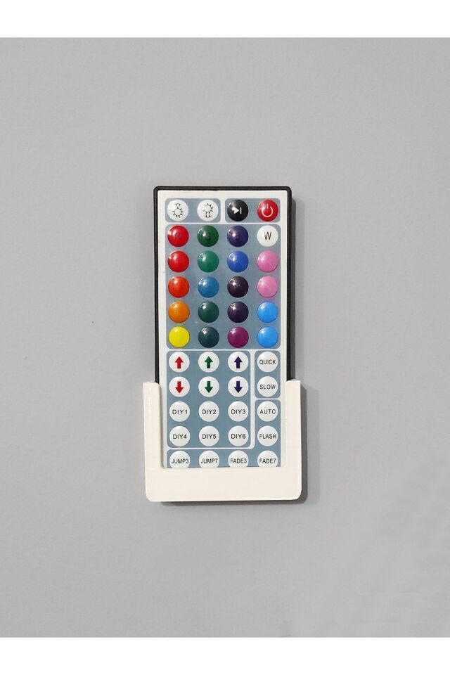 Rgb Led Işık Uzaktan Kumanda Tutucu - Duvar Aparatı