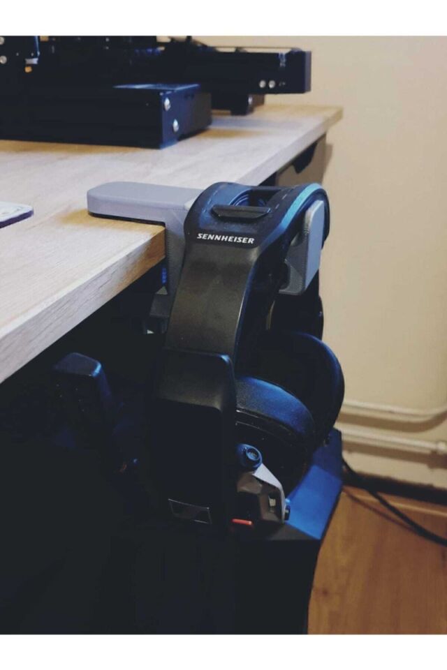 Gümüş Gri Asılabilir Kulaklık Standı