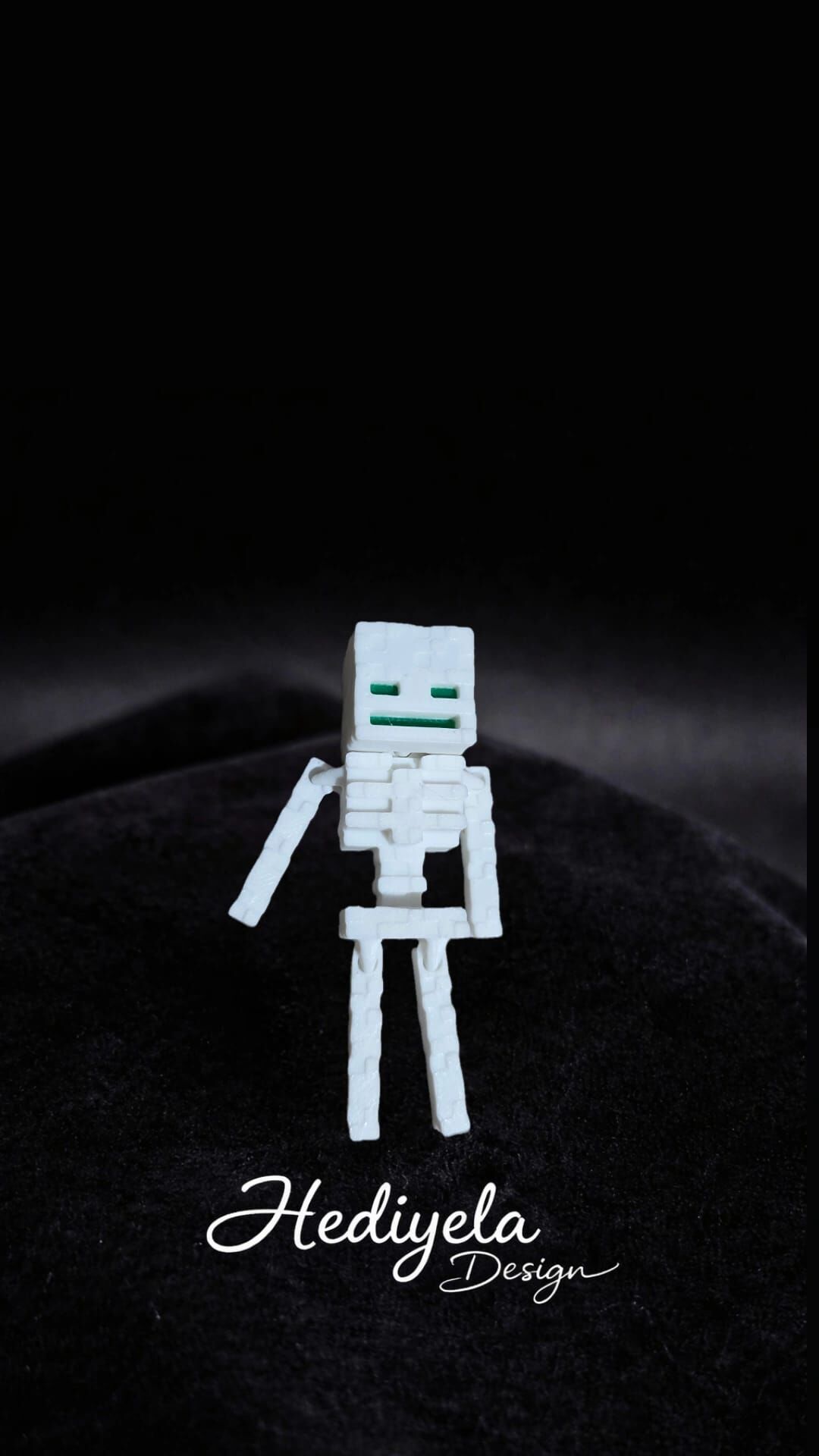 Minecraft İskelet Anahtarlık