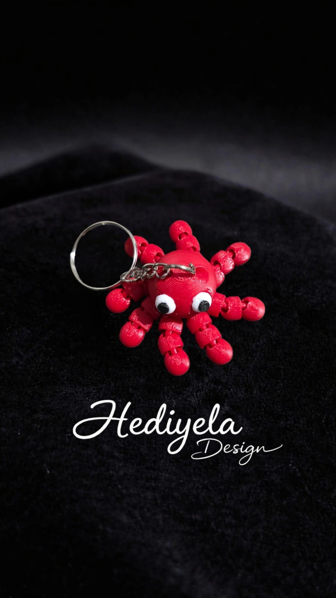 Eklem Haraketli Ahtapot Anahtarlık