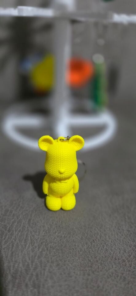 Sevimli Örgü Ayı Anahtarlık